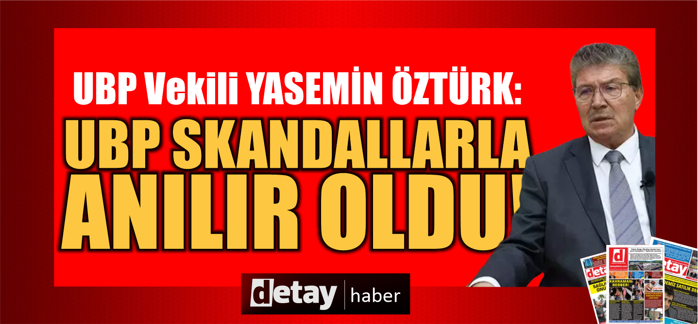 Yasemin Öztürk: UBP Skandallarla anılır hale geldi! Desteğim Taçoy'a...