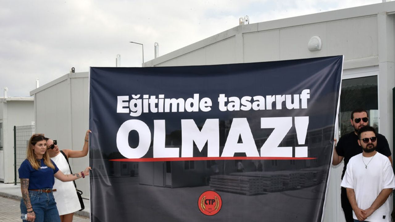 CTP, okullara yerleştirilen konteyner sınıflara tepki gösterdi