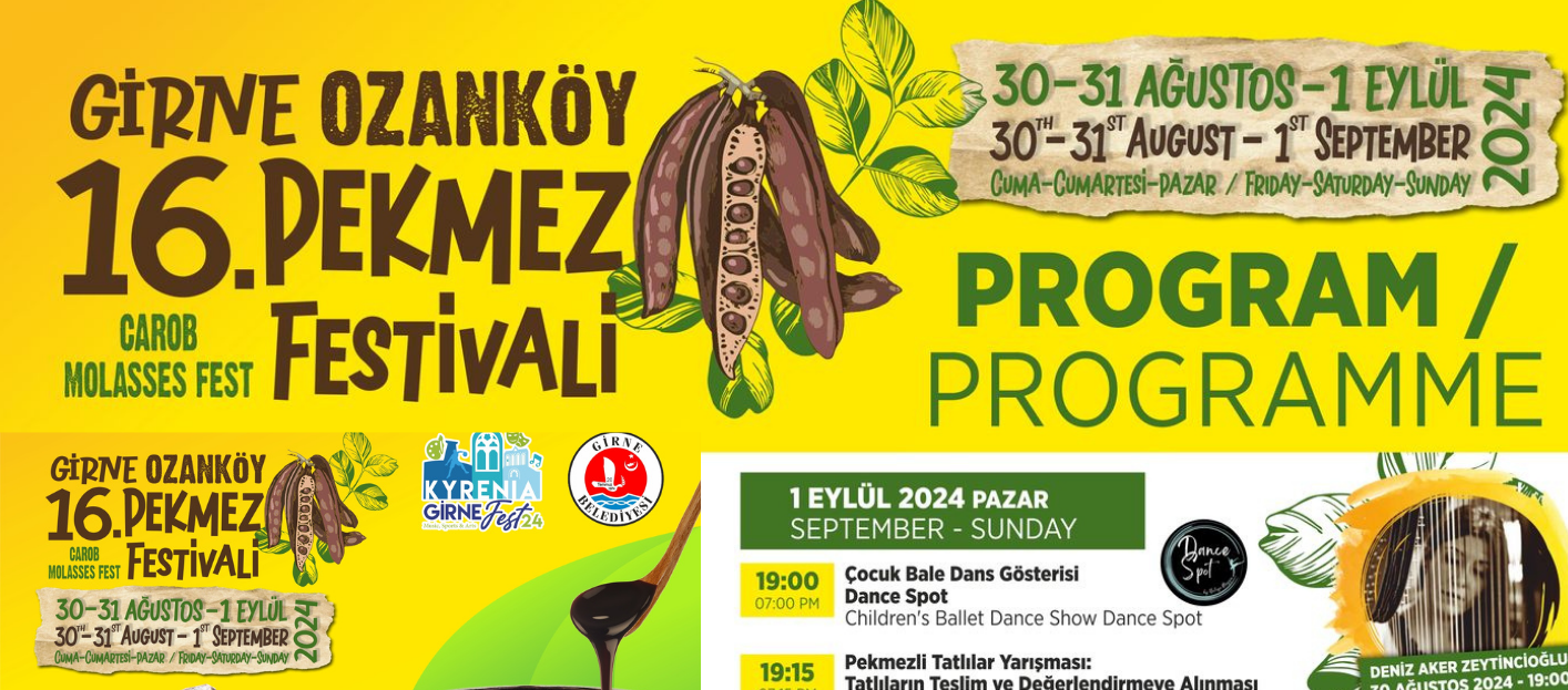 16. Girne Ozanköy Pekmez Festivali Bu Gece Sona Eriyor