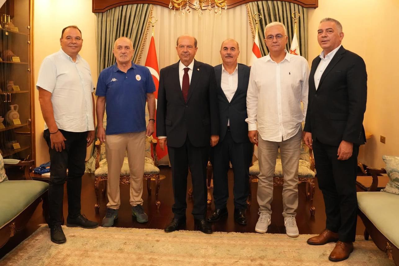 Basketbol Federasyonu Başkanı ve heyetinden TATAR'a ziyaret