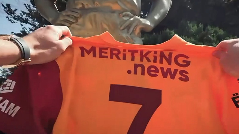 Galatasaray'ın yeni sponsoru "meritking.news" tartışması