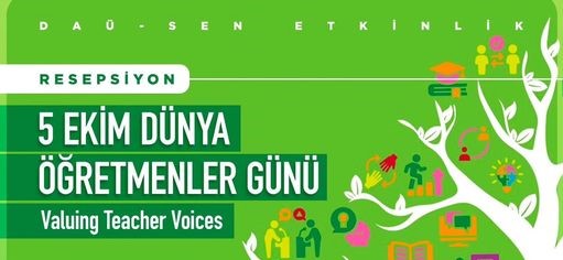 DAÜ-SEN, 5 Ekim Dünya Öğretmenler Günü’nü Kutlamaya Hazırlanıyor