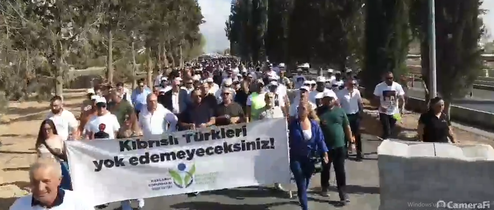 Lefkoşa'da eylem! Binlerce kişi katılıyor...