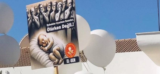 20 Günlük Bebeğin Ölümünün Ardından Meclis Önünde Saygı Duruşu