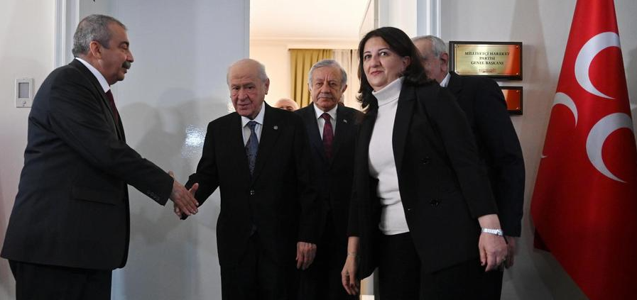 DEM Parti heyeti MHP lideri Bahçeli'yle görüştü