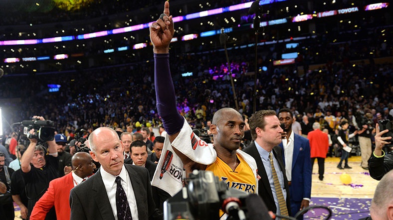 Kobe'den 60 sayıyla veda