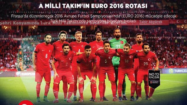 Türkiye A Milli Takım'ın EURO 2016 rotası