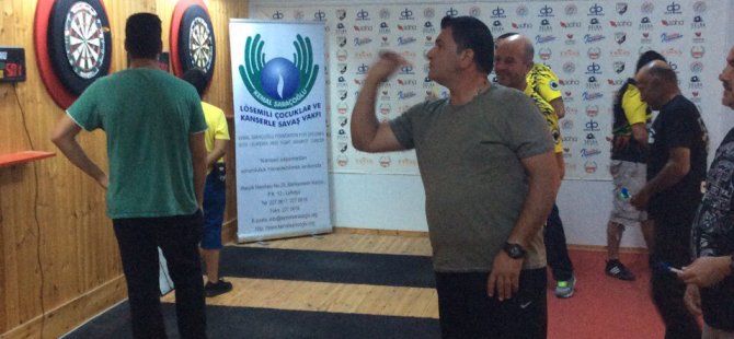 Kemal Saraçoğlu Vakfı” Yararına Darts Turnuvası Düzenlendi