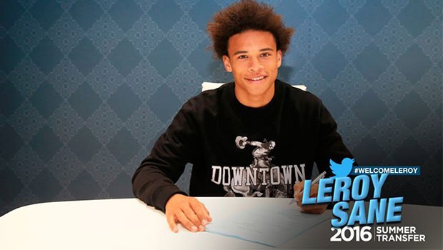 Leroy Sane resmen Manchester City'de