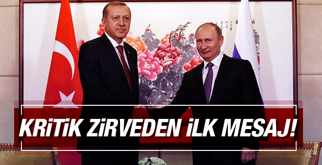 Erdoğan ve Putin görüşmesi sona erdi