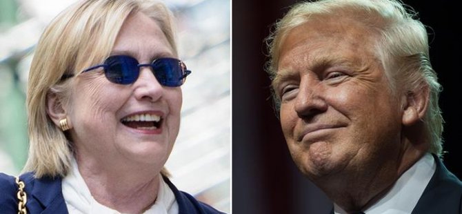 Clinton 'sağlıklı' Trump 'yüz karası'