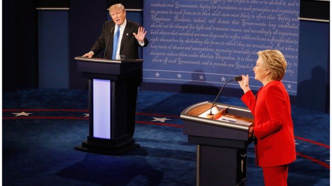 Clinton ve Trump arasında ateşli televizyon tartışması