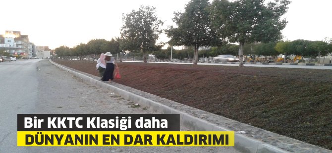 Dünyanın en dar kaldırımı! Tam 52 CM! Bakın nerede?