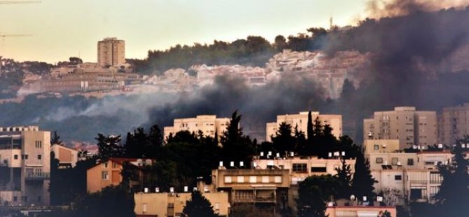 İsrail çıkan yangınlar için 'terör eylemi' diyor, 12 kişi gözaltında