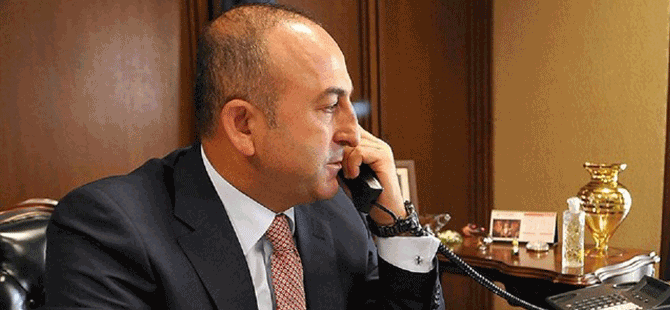 Çavuşoğlu, Eıde ile telefonda görüştü