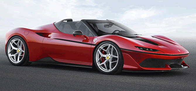 Ferrari'nin en çarpıcı modeli J50