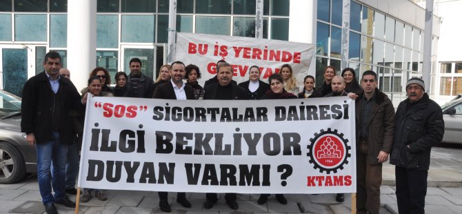 Girne Sosyal Sigortalar'da grev