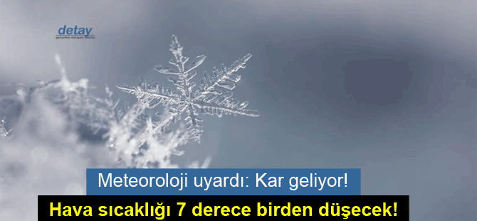 KKTC'ye kar geliyor!