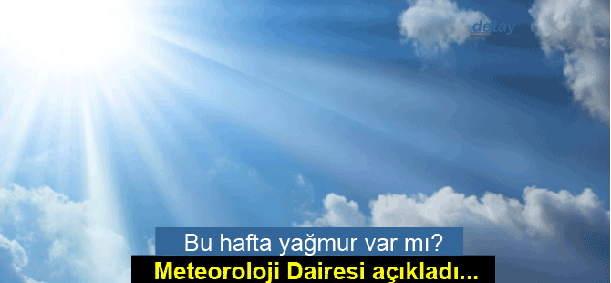 Havalar değişiyor...