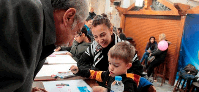 Girne Belediyesi Yarıyıl Şenliği Resim Atölyesi’yle başladı