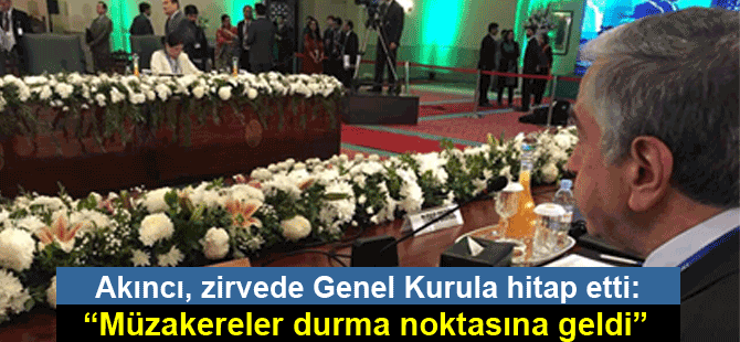 Akıncı: "Bir çözümle birlikte..."