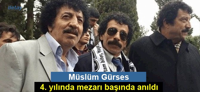 Müslüm Gürses, ölümünün 4. yılında mezarı başında anıldı