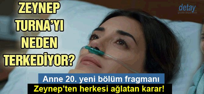 Zeynep’ten herkesi ağlatan karar!