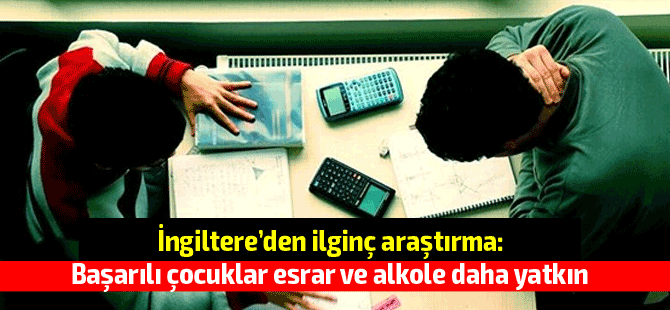 "Ot ve alkolü daha çok kullanıyorlar"