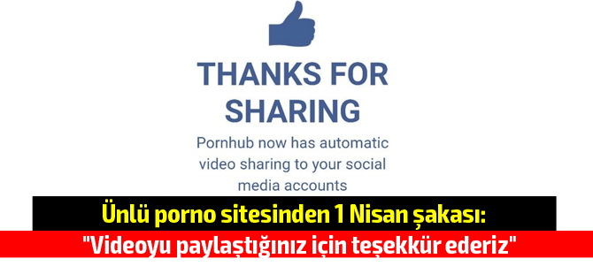 Pornhub'ın 1 Nisan şakası paniğe yol açtı