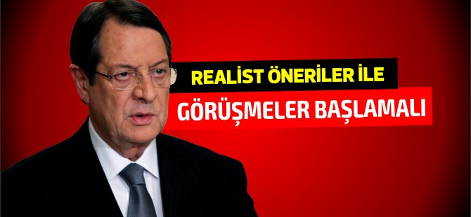 Anastasiadis: Realist önerilerle müzakerelerin yeniden başlamaLI