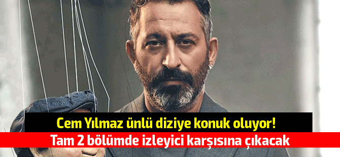 Cem Yılmaz ünlü diziye konuk olarak katılacak