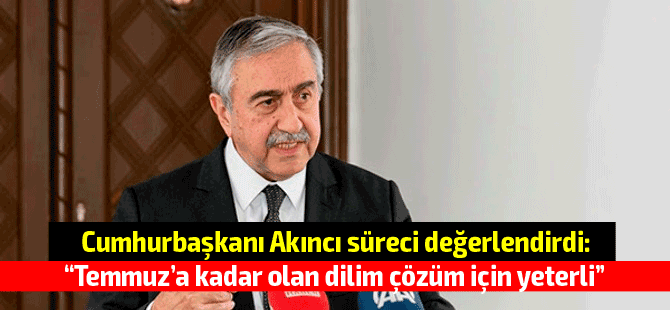 “Ya kazıyı ertelemek lazım ya da çözümü süratlendirmek lazım”