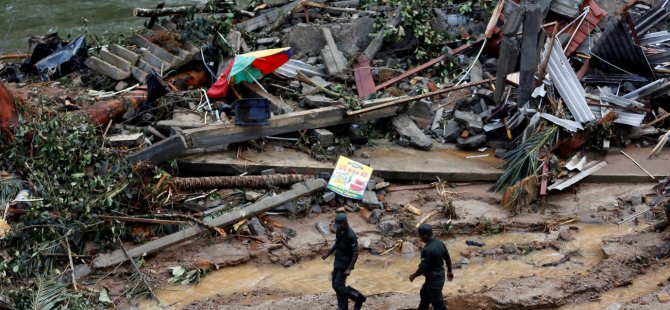 Sri Lanka'da sel ve heyelanlar