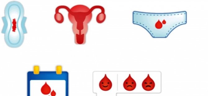 'Regl' emojisi geliyor