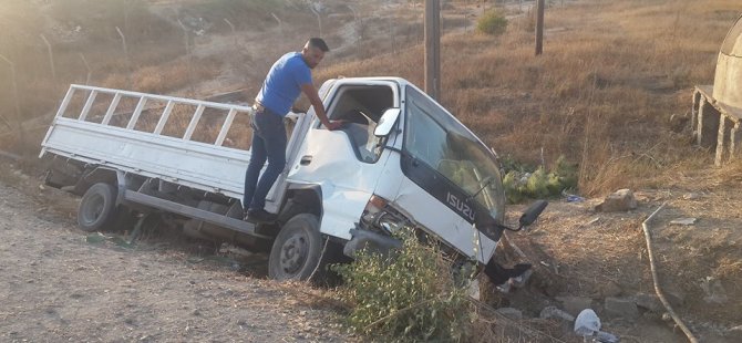 Lefkoşa Haspolat Sanayi yolundaki kazada 2 yaralı