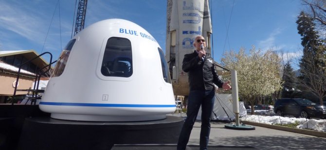 Blue Origin'den uzay turizmi için yeni adım