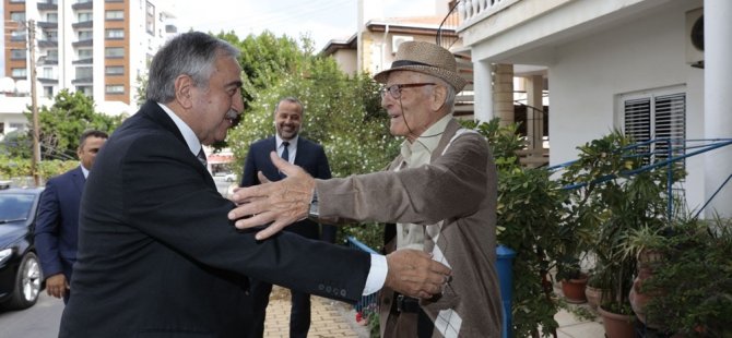 Cumhurbaşkanı Akıncı, Ebeoğlu’nu ziyaret etti