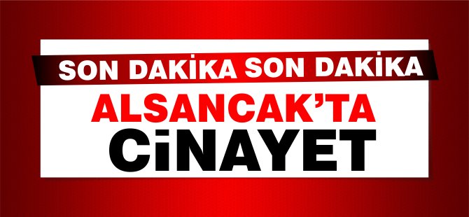 Alsancak'ta cinayet!