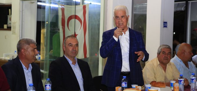 UBP Lefkoşa belediye başkan adayı Sertoğlu çukurovalılar dayanışma derneği iftar yemeğine katıldı