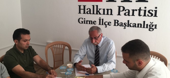 Girne Bağımsız Belediye Başkan Adayı Güngördü, HP’yi ziyaret etti