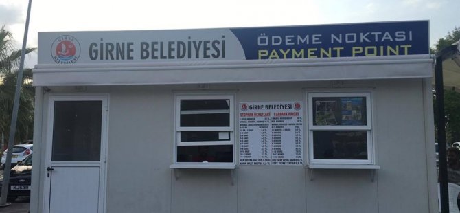 Girne Belediyesi trafik cezalarını Baldöken Otoparkı’nda tahsil ediliyor