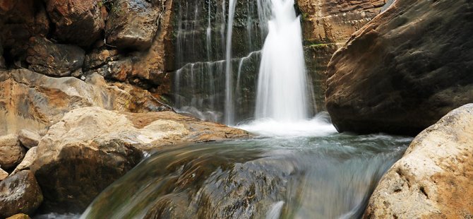 Sabun Çayı Şelalesi serinliğin adresi oldu