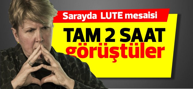 Cumhurbaşkanı Akıncı’nın Lute ile görüşmesi 2 saat sürdü