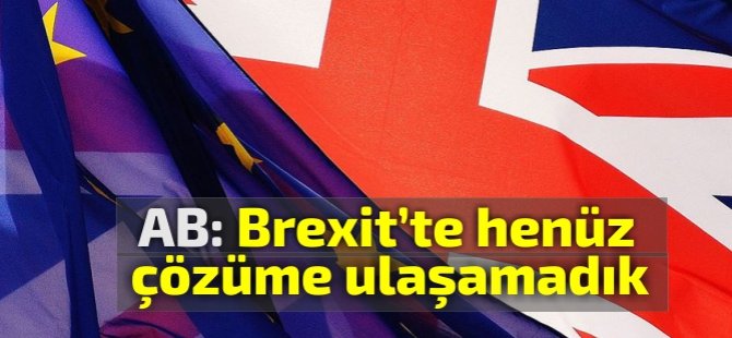 AB Komisyonu: Brexit'te henüz çözüme ulaşamadık