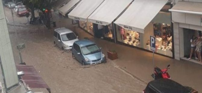 Yağışlar Girne'yi vurdu!