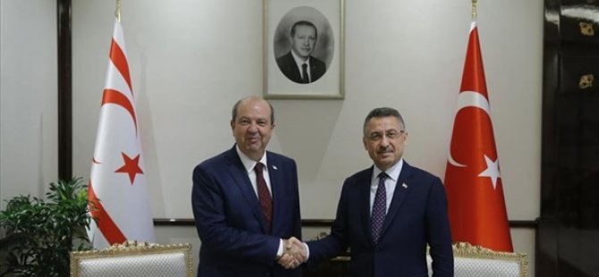 Tatar, Türkiye  Cumhurbaşkanı Yardımcısı Oktay ile görüştü