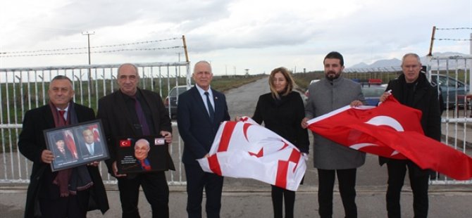 Meclis Başkan Yardımcısı ve 4 partinin milletvekilleri Geçitkale Havaalanı’nı ziyaret etti