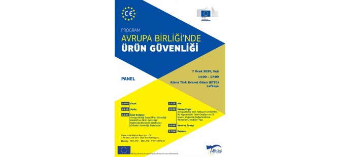 Yarın “Avrupa Birliği’nde Ürün Güvenliği” konulu panel gerçekleştirilecek