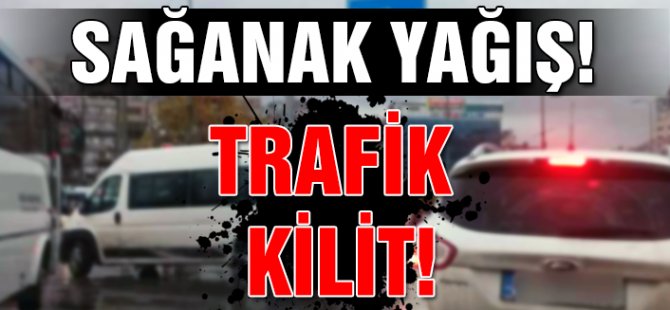 Hamitköy-Erülkü arasında trafik kilitlendi!