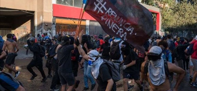 Şili'de Hükümet Karşıtı Protestolar Devam Ediyor